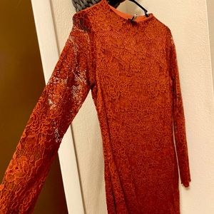 Rust Lacey Dress